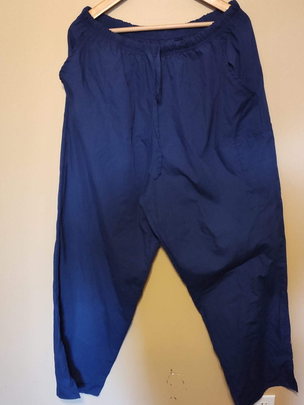 Source Unknown Men's Cargo Drawstring Pants - Blue